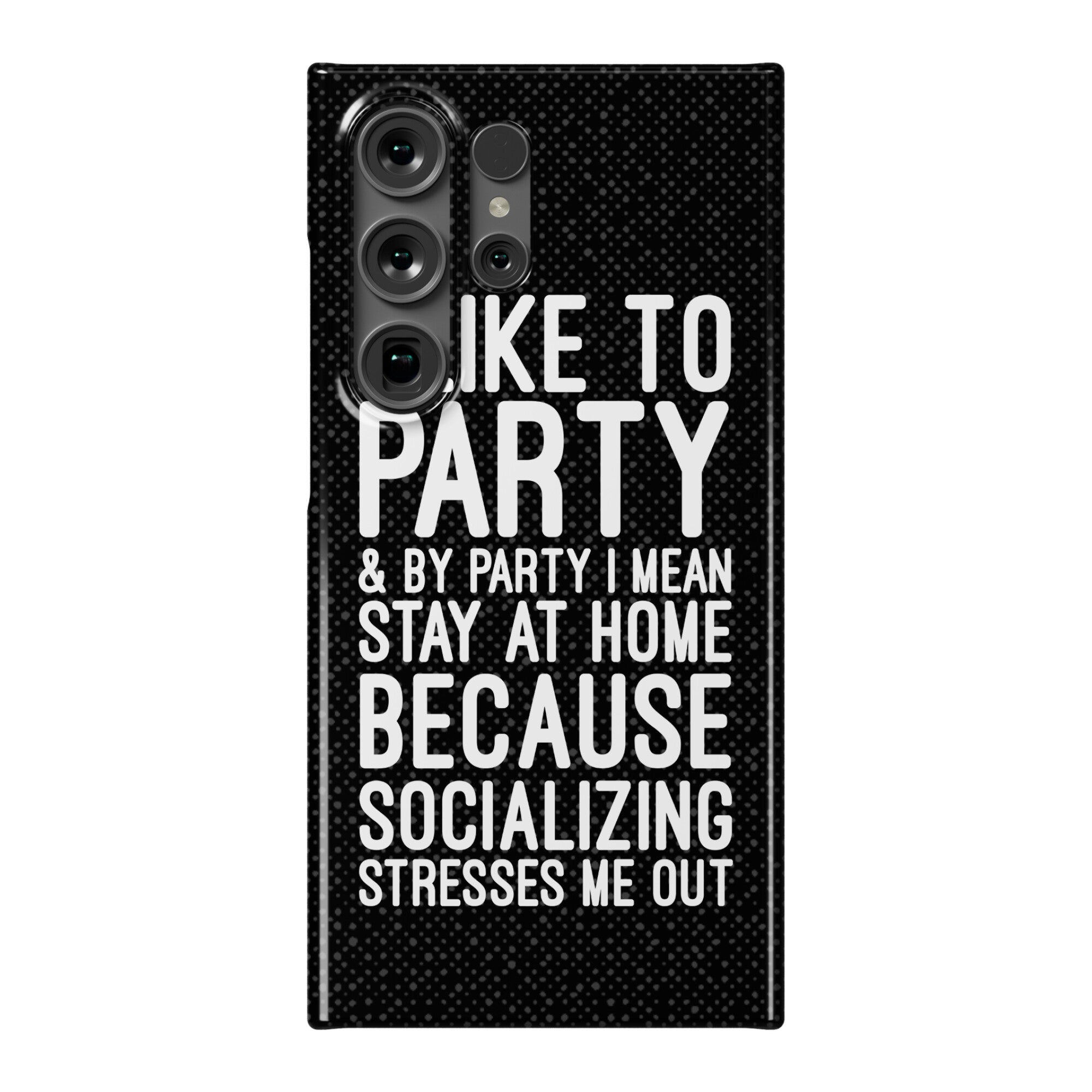 Socializing Stresses Me Out Phone Case